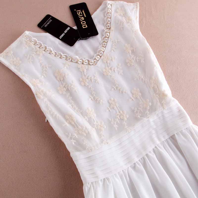 Baju Dress Putih Model Terbaru 2018