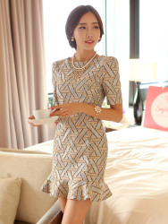 Baju Dress Korea Cantik